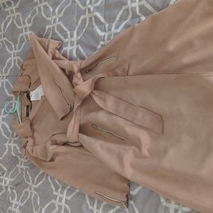 T Tahari wrap tench coat with belt